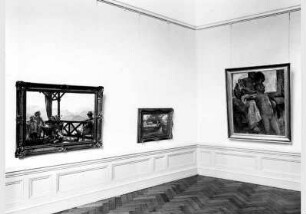 Blick in die Ausstellung "Lovis Corinth zum 100. Geburtstag" vom 21. Juli 1958 - 18. Sept.1958 in der Nationalgalerie