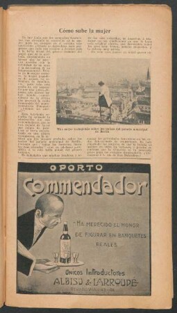 Cómo sube la mujer