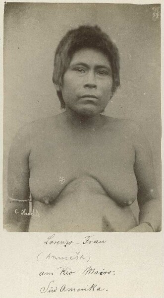 Indian woman from a tributary of the Rio Ucayali