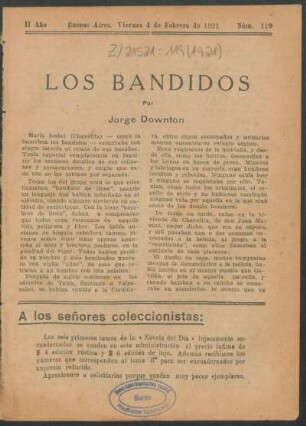 Los bandidos [Parte única]