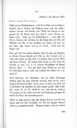 230 Lübeck, d. 24. Januar 1814