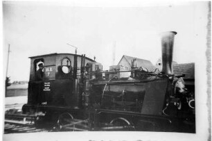 Originalfoto von Maschinenmeister Mathias Wannenmacher (1900 - 1977), Lok 7 (1899 - 1951), Gammertingen