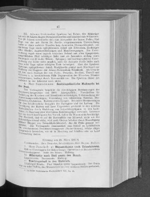 Sitzung am 28. März 1911.