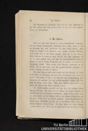 4. Die Thüren.
