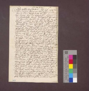 Kautionsbrief für den Domherrn Franz Josef von Schauenburg, mit Bürgschaften seitens der Basler Domherren von Andlau und von Roggenbach.
