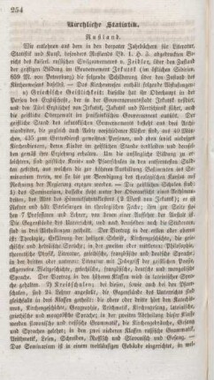 254-256 Kirchliche Statistik