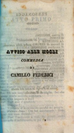 Avviso alle mogli