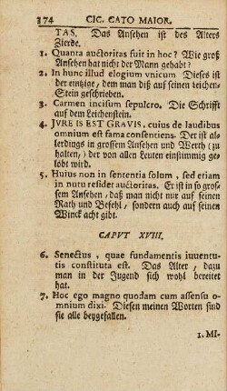 Caput XVIII.