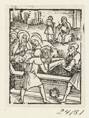 Kreuzabnahme, Blatt 19 aus: "Daniel Agricola, Passio domini nostri Jesu Christi", Basel 1514/1515