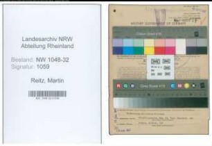 Entnazifizierung Martin Reitz , geb. 17.06.1890 (Beamter)
