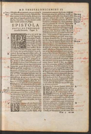 Epistola Pauli, Ad Thessalonicenses Secunda.