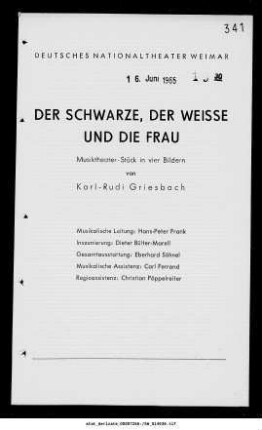 Der Schwarze, der Weisse und die Frau