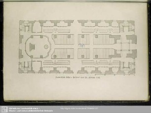 Vermuthlich Bähr´s Entwurf vom 26. Februar1732