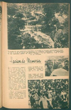 Haciendo memoria