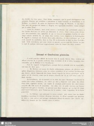 Résumé et Conclusions générales