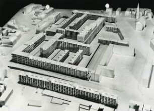 Sanierung Schöneberg, Berlin-Schöneberg (Diplomarbeit bei Kurt Dübbers): Modellfoto