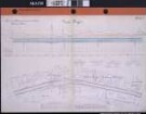 Kanal von Dortmund nach den Emshäfen Abteilung Lingen Strecke Lingen Blatt 6 Kanal bei Gemarkungen ALTENLINGEN und HOLTHAUSEN Ausf.-Art: bunte Handzeichnung auf Papier Format: 66,7 x 100 cm Maßstab: für die Längen 1 : 2000, für die Höhen 1 : 100