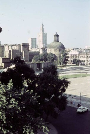 Stadtbilder von Warschau. : Wobrazy města Waršawy.