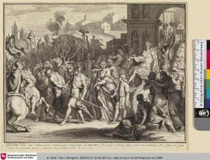 [Zénobie, reine de Palmyre, conduite par l'empereur Aurélien à la suite de son triomphe]