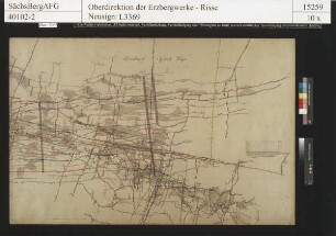 Grubenbaue von Beschert Glück Fundgrube, nördlicher Teil