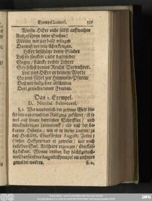 Das 2. Exempel. D. Nicolai Selnecceri.