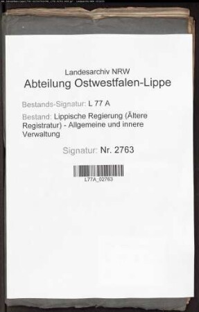 Kontrollführung Registrator Ulrichs bei der Militärkasse