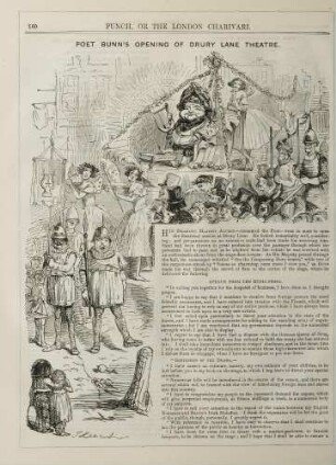 Poet Bunn's opening of Drury Lane theatre