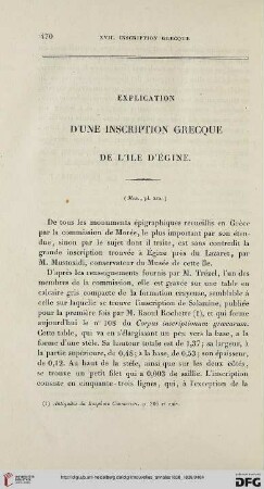 2: Explication d'une inscription grecque de l'île d'Égine