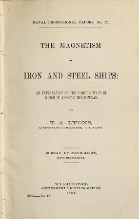 Professional papers. 17. 1884