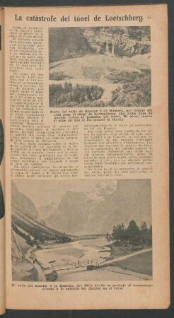 La catástrofe del túnel del Loetschberg