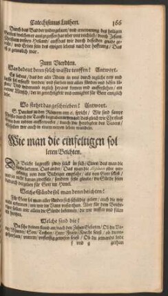 Wie man die einfeltigen sol leren Beichten.