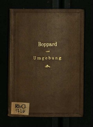 Wanderbuch für Boppard und Umgegend