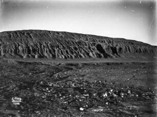 Erosionsformen : Erosionsformen an einem Hügel