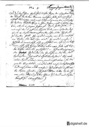 84: Brief von Friedrich Gottlieb Klopstock und Meta Klopstock an Gottlieb Heinrich (der Vater) Klopstock und Anna Maria Klopstock