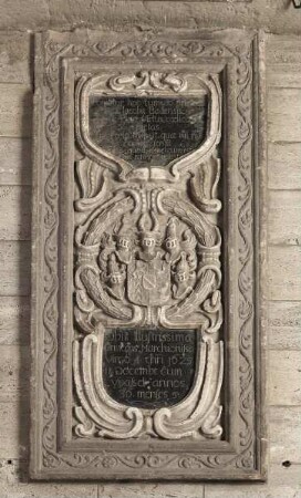 Grabplatte fürJakoba von Baden-Hochberg (gest. 1625)