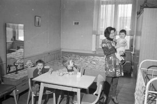 Städtische Obdachlosenunterkunft für Familien in der Scheffelstraße 37.