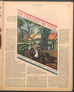 He perdido mi vida... : Cuento por Joaquín Linares
