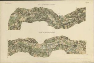 Abt. II. Von Rheinau bis Laufenburg; Abt. III Von Laufenburg bis Basel.