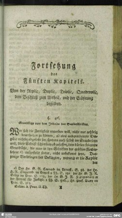 [Erstes Buch. Vom ordentlichen Proceß]