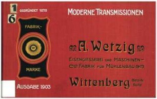 Moderne Transmissionen (1903)