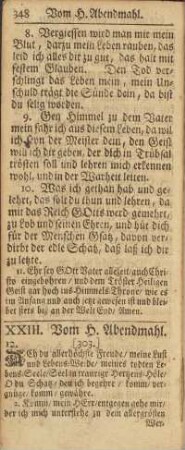 XXIII. Vom H. Abendmahl.