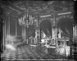 Baden-Baden Neues Schloss Hauptbau - Kleiner Festsaal Innenansicht
