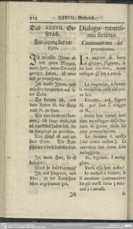 Das XXXVII. Gespräch. Fortsetzung des vorigen