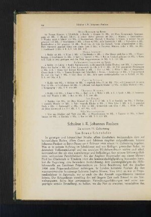 Schulrat i. R. Johannes Paulsen