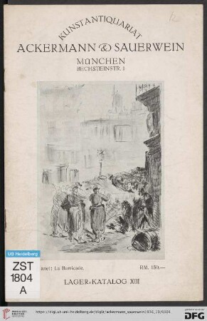 Nr. 13: Lager-Katalog