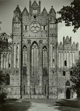 Kloster Chorin, Westfassade der Klosterkirche