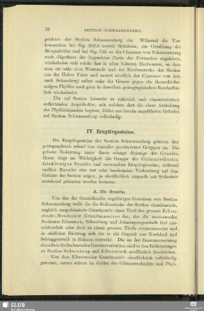IV. Eruptivgesteine