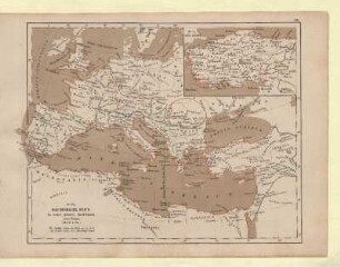 Das Römische Reich in seiner grösten Ausdehnung unter Trajan (98 - 117 n. Chr.), Asia Minor
