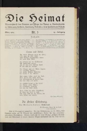 Die Sylter Erhebung