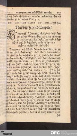 Das vierzehende Capitel.